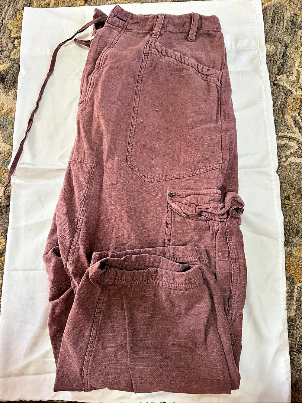 Free People Feelin Good Utility Pull On Capris